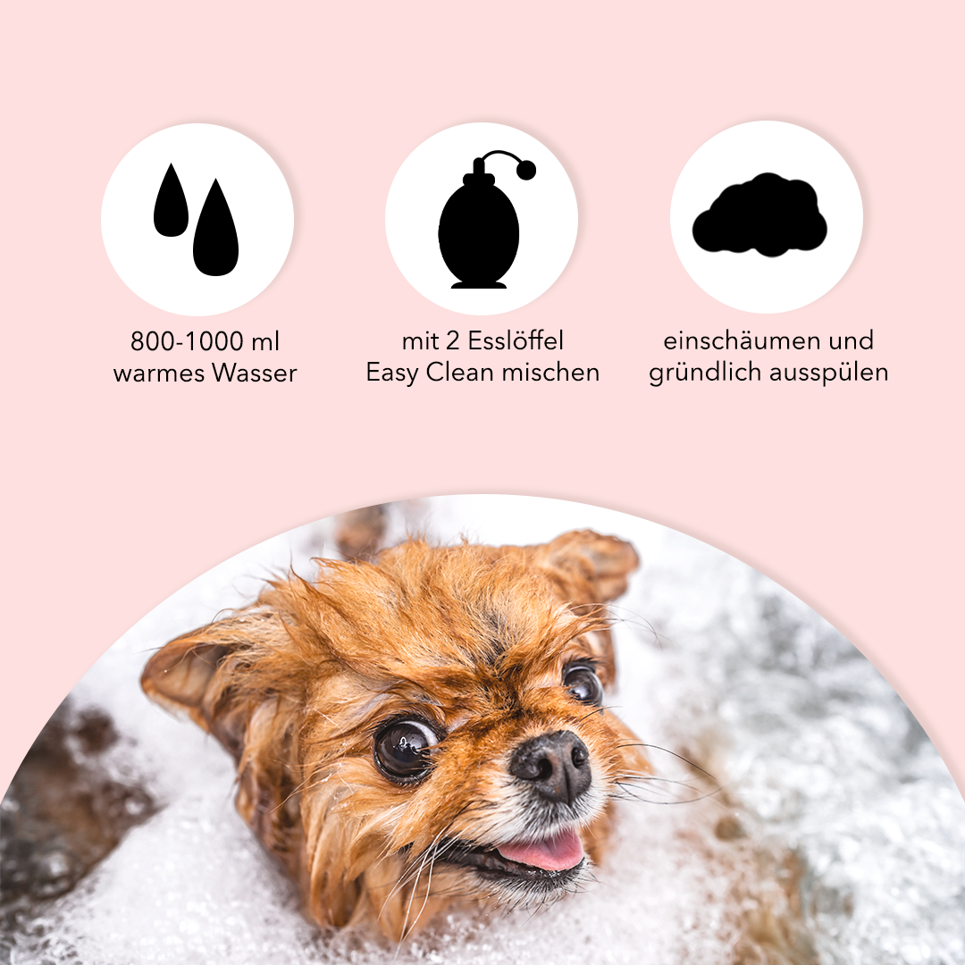 Hundeshampoo Easy Clean für alle Felltypen